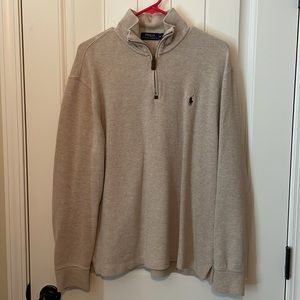Polo by Ralph Lauren quarter zip sweater. Size medium smoke free home.